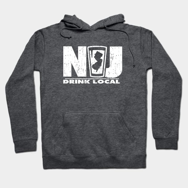 NEW JERSEY DRINK LOCAL Hoodie by ATOMIC PASSION